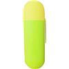 Inception Pro Infinite Portaspazzolino da viaggio - Dentifricio - Custodia - Contenitore - Bagno - Accessori - Porta spazzolino - Colore Giallo e Verde