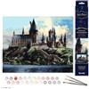 Figured'Art dipingere con i numeri Harry Potter Castello di Hogwarts