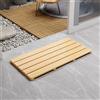 KDDEON Tappetino da Bagno in Legno Multiuso Antiscivolo,Tappetino da Bagno in bambù Rettangolare,Pedana Doccia Impermeabile,Tappetini da Vasca,Tappetino Spa,Tappetino per Asciugare (100x30cm/39x12in)
