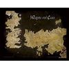 Pyramid International Game of Thrones - Stampa con Cornice, 30 x 40 cm, Mappa Antica di Essos e Westeros