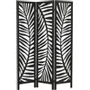 ML DESIGN modern living ML-Design Paravento per Ambienti a 3 Ante Fukuoka, Separè Divisorio Interno | Parete Pieghevole a 3 Pannelli Autoportante 170x121 cm con Telaio in Legno Paulownia per Soggiorno, Camera da Letto o Studio