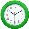 Trabo Pixis Design Orologio da Parete 25 Cm, Verde, Taglia Unica