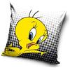 LOONEY TUNES Le fantasie di casa Federa Copri Cuscino Titti per Bambini e Adulti in Poliestere con Stampa Licenza Warner.