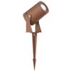 BENEITO FAURE Sair XL - Faretto LED rotondo 20 W IP65 Corten 3000 K - Illuminazione da giardino per piante o siepi 38 cm - Beneito Faure