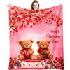 ThrenodyToy Coperta Plaid Polare in Microfibra,150x100 cm Morbida e Calda per la Festa della Mamma,Ideale per Divano, Letto o Viaggio,Regalo per la Festa della Mamma