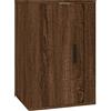 vidaXL Mobile Porta TV a Parete Rovere Marrone 40x34,5x60 cm