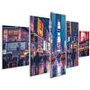 islandburner Quadro su tela New York Manhattan Times Square KI generato JCRR Quadri Stampe Immagini Murale Decorazione da parete