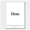 Treccani Emporium Poster - Elena 30X40 Linea Definizione