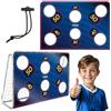 Neo-Sport Blau - Porta da Calcio, 215 x 150 cm, Impermeabile, con Fori di tiro, Blu Gioventù Unisex