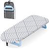 KINGRACK Piccolo asse da stiro pieghevole da tavolo con piedini antiscivolo per uso domestico, 31 x 80 cm, bianco