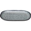 LEONARDO Matera - Piatto da portata piccolo in ceramica - Piatto quadrato per preparare apero, snack, formaggio, ecc. - 22 x 12 cm - adatto al microonde, lavabile in lavastoviglie - antracite
