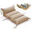 COSYLAND Cuscino per Arco da Arrampicata, 4-in-1, 95 x 48 cm, Beige | Base antiscivolo per lettura, riposo e gioco, compatibile con arco e dondolo educativo