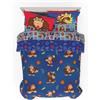 Franco Set Trapunta e Lenzuola, Microfibra, Rosso-Donkey Kong, 7 Pezzi Queen Size