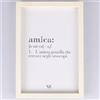 Villa d'Este Home Tivoli 2002 Quadro decorativo con cornice 21x33 cm, Victionary Amica