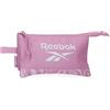 Reebok Astucci Festival, astucci per la scuola, in poliestere, diversi scomparti, diverse tasche, rosa. Da Joumma Borse