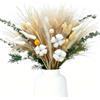 SUNXBUK 77 Pezzi Fiori Secchi Decorativi,33-43 cm Fiori Decorativi per Vasi,Lavanda Essiccata,Erba di Pampa,per Veilweed per Bomboniere,Matrimonio,Decorazione Della Casa,Fai Da Te e Partito