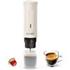 BESCOST Macchina Caffè Portatile 20 Bar | Auto-Riscaldamento 3 Min, Batteria 9600mAh USB-C, Compatibile Capsule NS e Caffè Macinato.Pre-infusione