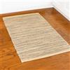 Casa Service Reno Tappeto Cotone Lavabile Bagno Cucina Antiscivolo Lavabile in Lavatrice (Beige, 50x80 cm)