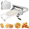 YUCHENGTECH Sfogliatrice Pasticceria Manuale Pieghevole 30cm | Sfogliatrice Manuale in Acciaio Inossidabile,Spessore Regolabile da 2,5 a 25 mm per Croissant Pasta Sfoglia Pizza