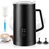 Vexloria Montalatte Elettrico 4 in 1, 580ML, Schiumalatte Caldo e Freddo Veloce, 2 Fruste, Rivestimento Antiaderente, Rivestimento Antiaderente per Cappuccino, Latte, Macchiato e Cioccolata Calda