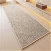 Cheerx Tappeto Bagno 45x150cm, Tappetino Tessuto a Colori Misti, Tappeti in Gomma Antiscivolo Assorbente, Soffice Tappetini Doccia, Lavabile in Lavatrice, Adatto per Doccia, Bagno, Beige