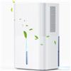 MaidellAir 2700ML Desmidificatore Elettrico Silenzioso, 7 Colori LED, Spegnimento Automatico, Funzione Defrost, Deumidificatori Per Bagno, Camera-Bianco