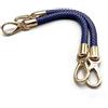 3dancraftit Coppia di manici in pelle intrecciata in microfibra, 30,5 cm, con ganci a moschettone in metallo, manici di ricambio per borsa all'uncinetto/borsa fai da te, colore blu scuro, T294U