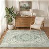 INOVADAY Vintage Tappeto 120x170 cm Boho Antiscivolo Verde Salvia | Tappeto Salotto, Tappeto Camera da letto, Sala da pranzo, Cucina, Lavabile in Lavatrice, Morbida, OEKO, Slavata, Stampato