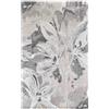 Pierre Tappeti Tappeto Arredo VANILLA GRIGIO salotto soggiorno camera, disegno fiori vaniglia motivo floreale, multiuso lavabile antiscivolo cm.85x150