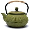 Zen et Ethnique Tetsubin - Teiera giapponese da 0,6 litri, colore: Verde patinato nero