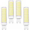 Generic Lampadina Led G9 15W Equivalente 150W, Luce Calda/Luce Fredda, Non Dimmabile, 1500 Lumen, 360°, Senza Sfarfallio, Per Lampadari Applique Tavolo(Cool white 6500K,4 Pack)