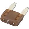 HELLA Fusibile - Fusibile a spina piatta mini - 5A - beige - Quantità: 5 | 8JS 728 596-811