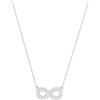 Swarovski Collana Latisha Infinity Bianco Placcato Rodio Cristallo 5528911
