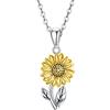 PROESS Collana Animali in Argento Sterling Ciondolo Animali Tigre Volpe Mucca Colibrì Phoenix Girasole Rana Fungo Regalo Gioielli Animale per Donne Ragazza Amici