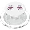 Moth wings swords Latin nocturnal mystical bones star symbol PopSockets PopGrip per MagSafe
