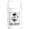 Metal Christmas Hail Santa Krampus Penta Custodia per iPhone 17 Pro Max Ave Santa Solstizio d'Inverno Gotico Natale