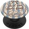 Reader Cat Cute Cozy Librarian Striped A Solo un altro amante dei libri che legge Bookworm Bookish Stripes PopSockets PopGrip Adesivo