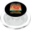 First I Eat Grapefruit Food Then I Do Th Prima mangio pompelmo poi faccio le cose amante della frutta PopSockets PopGrip per MagSafe