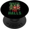Ugly Christmas Gift For December Winter Duck The Halls Buon Natale Buone feste Natale Anatra PopSockets PopGrip Adesivo