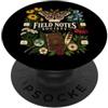 Wildleaf Naturalist Journals Note sul campo Society Nature Journal Botanical Explorer PopSockets PopGrip Adesivo