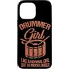 DRUMMER Geschenk DRUMMER GIRL Custodia per iPhone 13 Pro Max DRUMMER GIRL DRUMMER batteria batterista