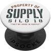JB's Pop Culture Shop Proprietà del rifornimento Silo 18 Sono buoni nella fornitura di ruggine/acciaio PopSockets PopGrip Adesivo