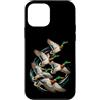 Bahaa's Tee Custodia per iPhone 12 mini Flying Mallard Ducks Waterfowl Migration Wildlife Bird Art