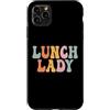 Bwili School Gifts Idea. Custodia per iPhone 11 Pro Max Lunch Lady Groovy Vintage Donne Felice Primo Giorno Di Scuola