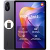 XIAOMI REDMI Pad 2+Cover, Tablet 4+256GB, Gray, Display 11 Ultra-Chiaro 2.5K | Batteria da 9000 mAh (typ), Processore MediaTek Helio G100-Ultra, Garanzia 2 anni+1 anno extra