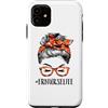 TeeaxArt Halloween Gifts Custodia per iPhone 11 ER Infermiera Donne Disordinato Panino Zucca Halloween Spider