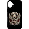 Born To Rock On I Love Rock And Roll Roc Custodia per iPhone 16 Plus Long Live Rock & Roll Punk consente un concerto rock vintage rock