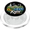 Ukraine Souvenir Gift Regalo disegnato a mano del punto di riferimento del souvenir di viaggio di Kiev Ucraina PopSockets PopGrip per MagSafe