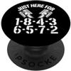 V8 Drag Racing & Funny Mechanic Gifts Me Proprio qui per 1-8-4-3-6-5-7-2 Firing Order Big Block Garage PopSockets PopGrip Adesivo