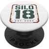 JB's Pop Culture Shop Silo 18 Est. 2052 Stampa Ruggine e Grigio PopSockets PopGrip Adesivo